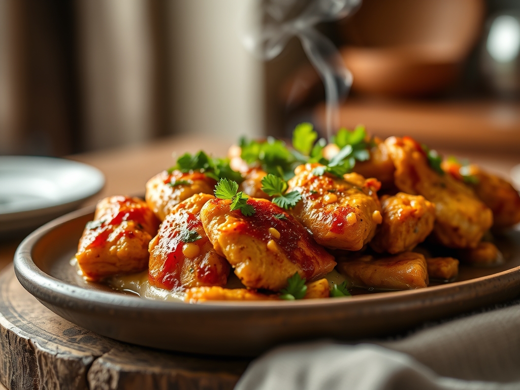 Alitas de pollo picantes