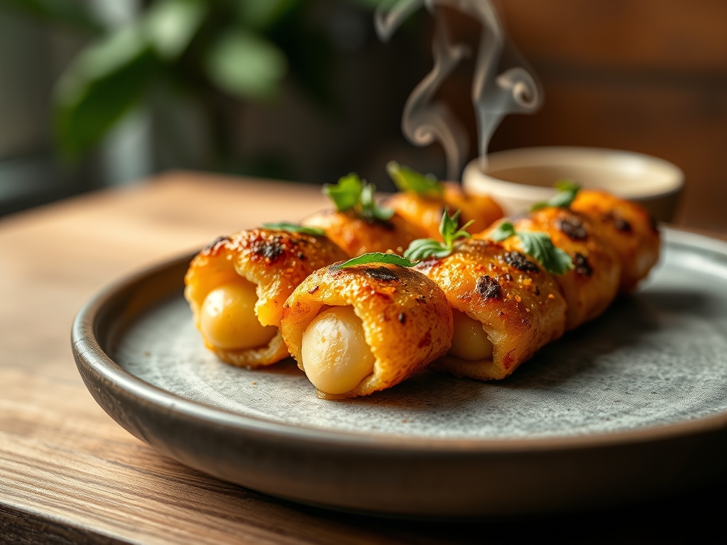 Brochetas de fruta dulce