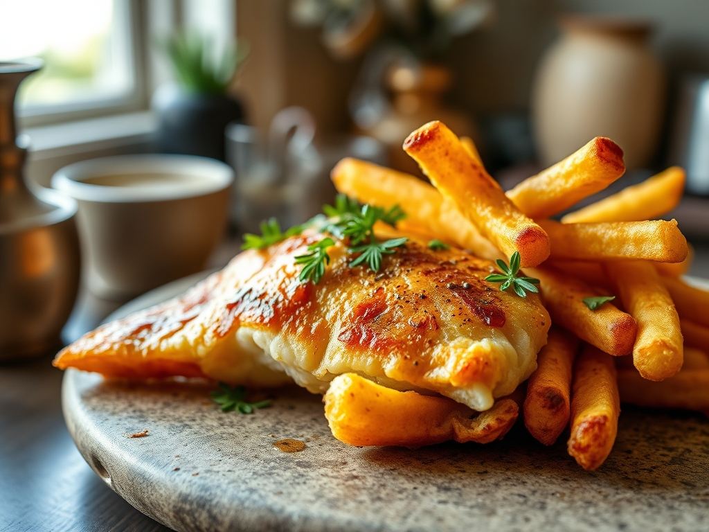 Fish and Chips casero