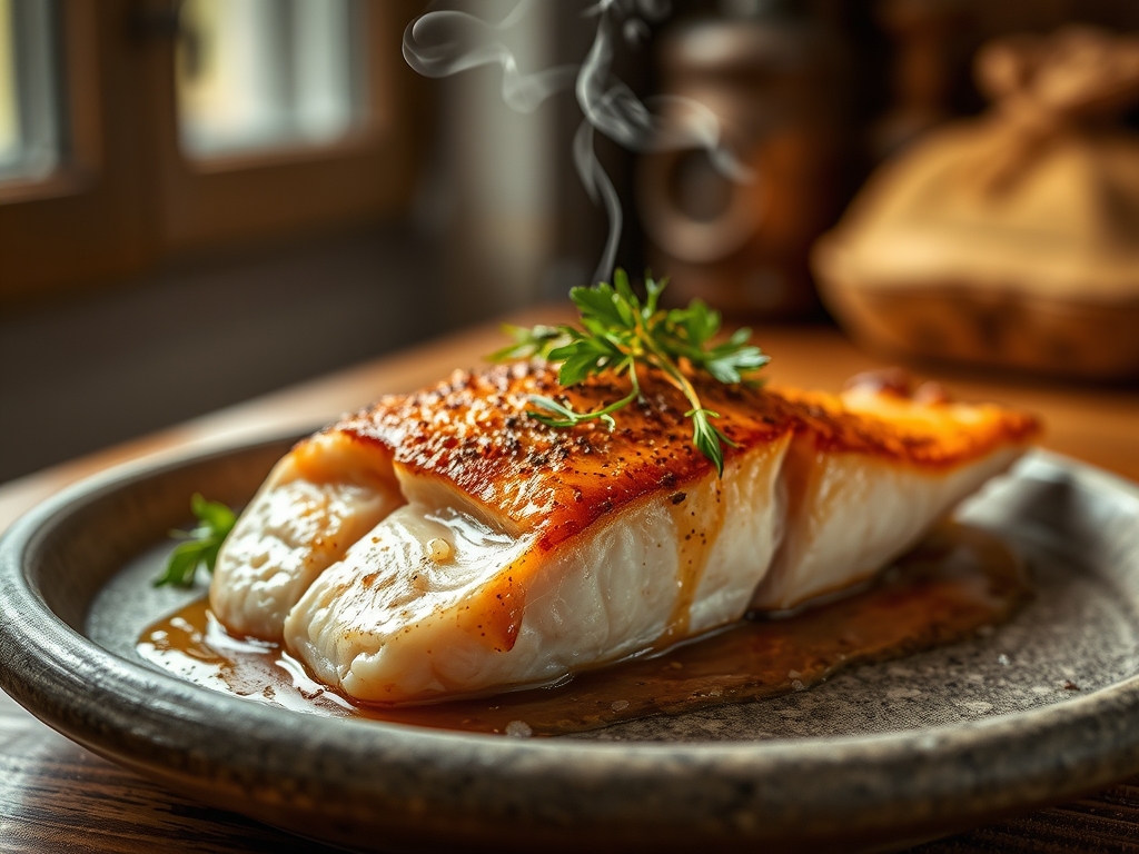 Salmón en costra de sal