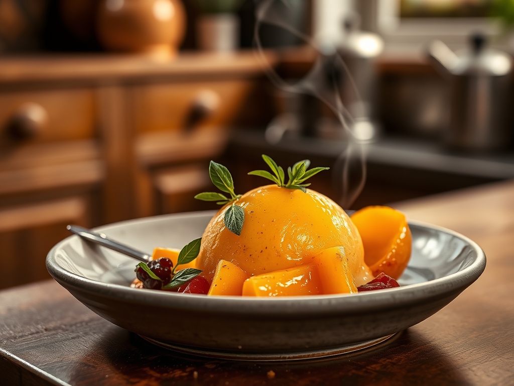 Té helado de melocotón